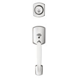 Greenwich Exterior Portion Handleset With Single Cylinder Deadbolt (Interior Portion Sold Separately)