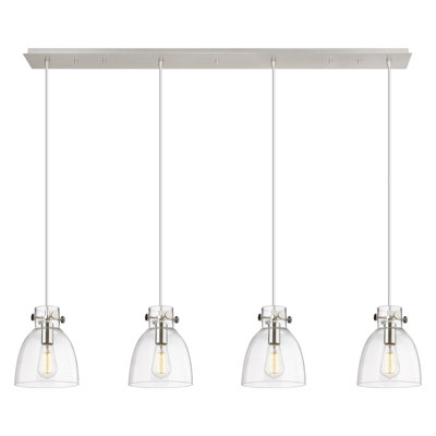 Luminaire suspendu en forme de cloche à 4 lumières Amrith
