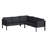 Annegriet Steel Frame Sectional with Included Cushions and Storage Pockets-964746801