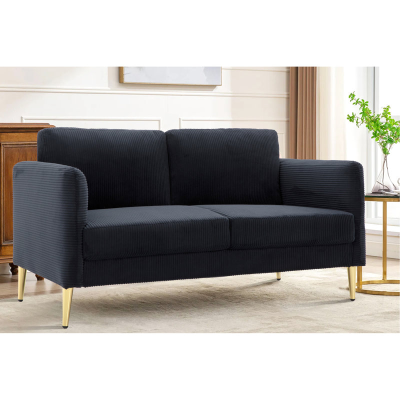 61.97 " Corduroy Loveseat