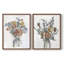 Arrangement floral aquarelle I - impression encadrée de qualité supérieure - prête à être accrochée - aucun clou requis - aucun clou requis-1802755579-1802755581