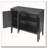 3-Door Wood Cabinet with Adjustable Shelves-13276196