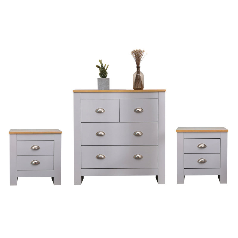 Beartree Piece Bedroom Set, Gray