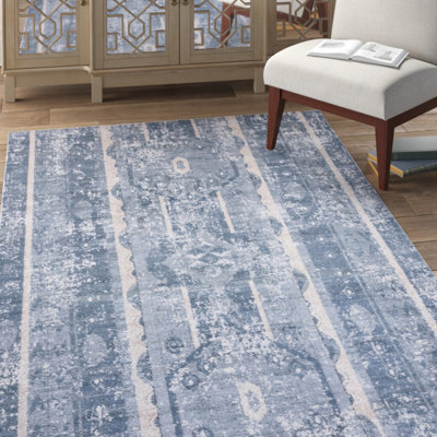 Tapis bleu Parwich