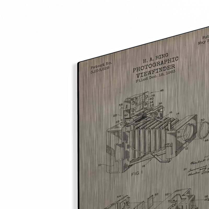 "Parchemin photographique" par Luxe Metal Portfolio, H 16 po x l 12 po