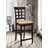 Ouais Solid Wood 25.5'' Counter Stool in Beige and Brown