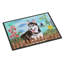 Tapis de porte pour l’extérieur antidérapant sibérie husky spring-38381405