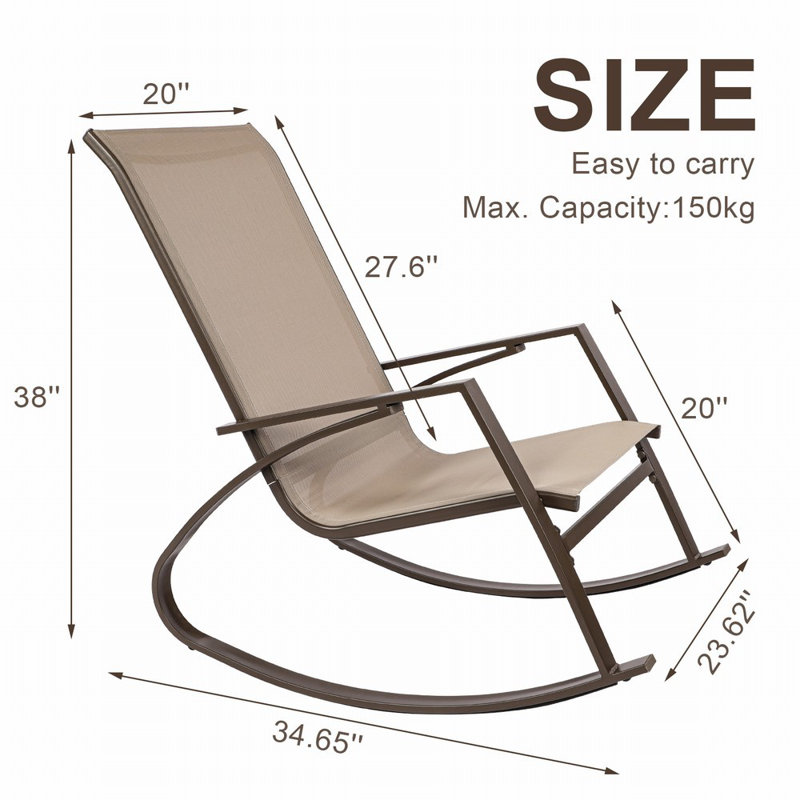 Moorefield Metal Rocking Chair
