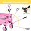 Chariot utilitaire pliable avec roulettes-115212541