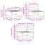  Outdoor Sofa Set Sectional Garden Furniture Patio Backyard Poolside
