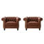 Fauteuil Chesterfield de 38,5 po de largeur