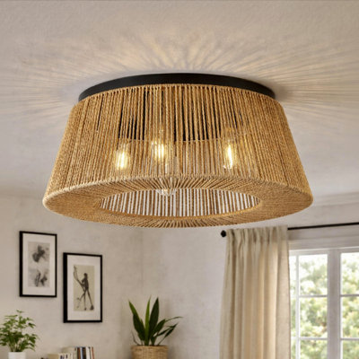 Plafonnier encastré de style bord de mer à 5 lumières 19,7 po