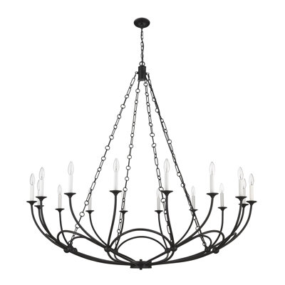 Lustre empire 16 lumières façon bougie