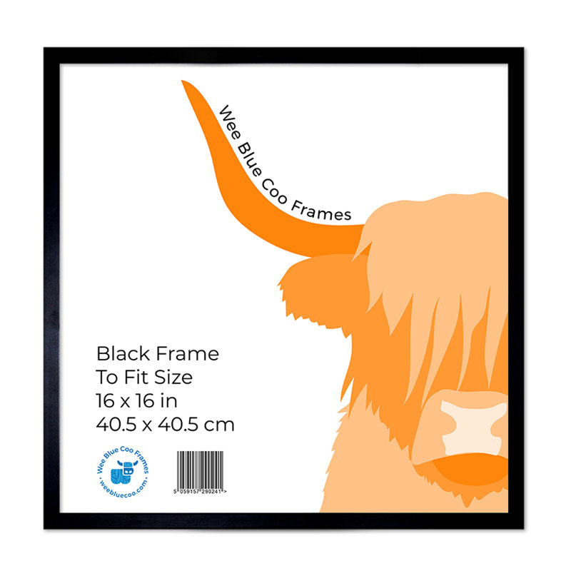Picture Frame, 45.5cm H x 45.5cm W, Black