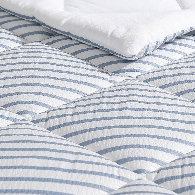 Navy Dusk Twin Reversible Microfiber Comforter Set