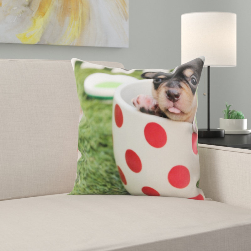 Microsuede Throw Pillow