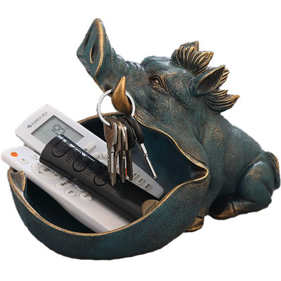 Resin Wall Organizer with Key Hooks