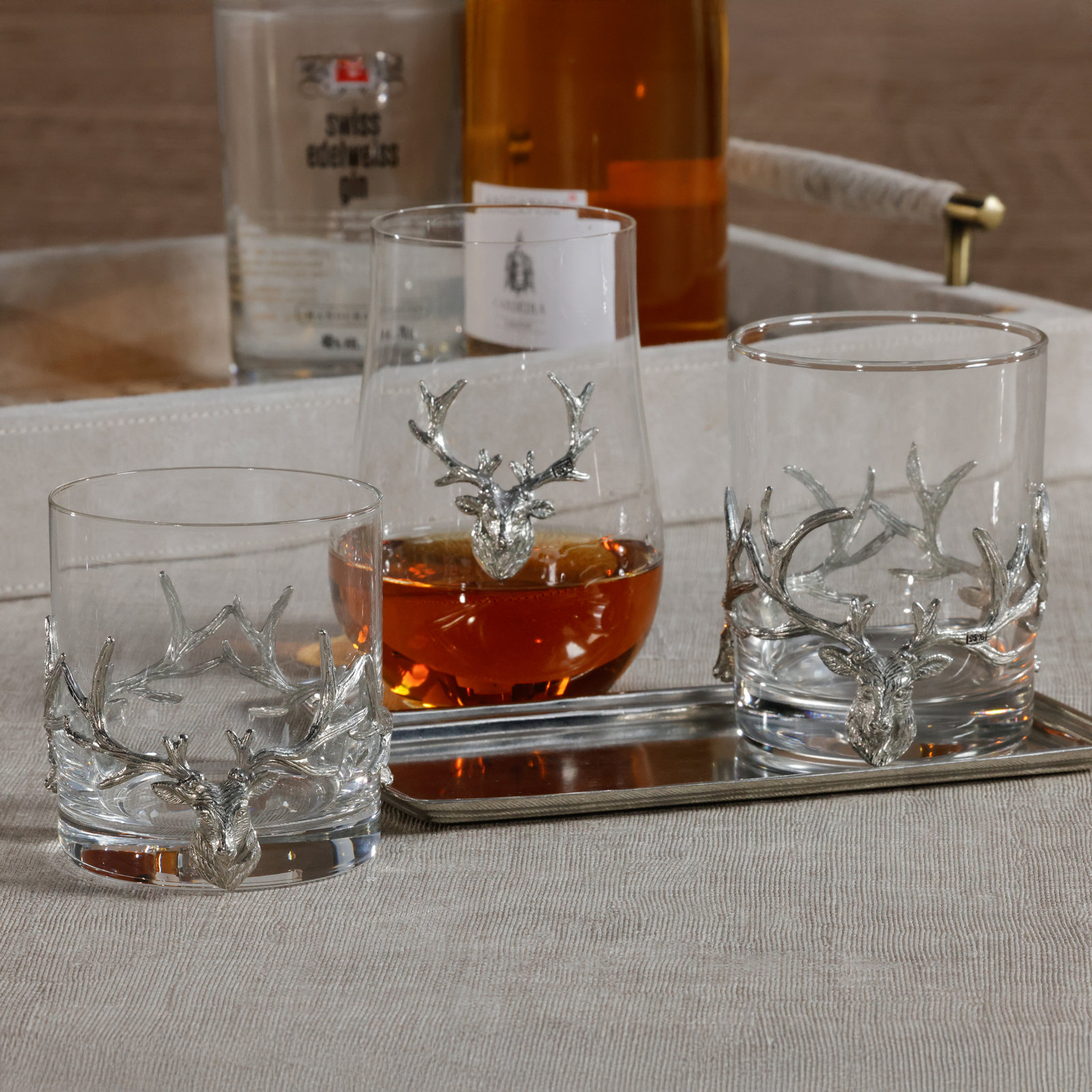 Abduljabaar Pewter Whiskey Glass, 13.02 oz