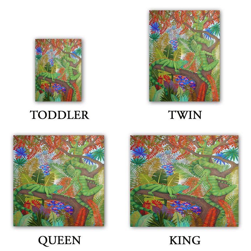 Ensembles de housse de couette DiaNoche en microfibre par Jennifer Baird - Mystery Creatures 1