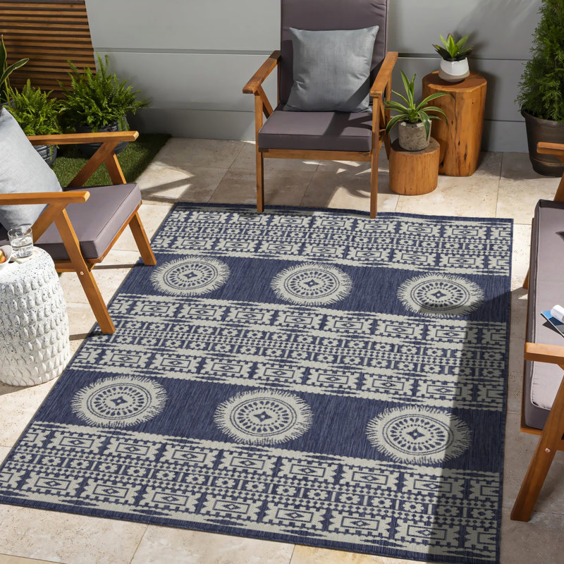 Blue Sunshine Gchar2022 Area Rug - 2 Ft. 7 In. X 3 , Stain , Versatile Indoor/Outdoor Use For Indoor And Outdoor, Soft Touch