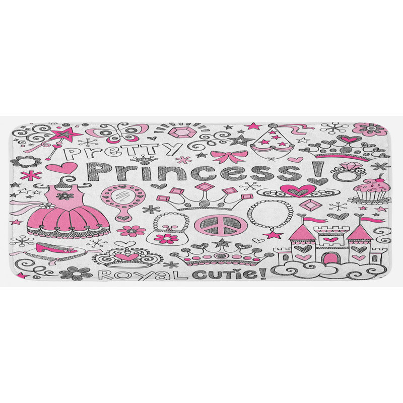 Tapis de cuisine princess