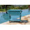 Glacière Permasteel avec cloison, grande capacité de 80 pte, réfrigération de 36 heures, plateau de service, glacière à roulettes pour le divertissement intérieur et extérieur, bleu sarcelle