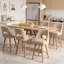 Swivel Linen Upholstered Counter Stool With Solid Wood Frame And Footrest-1751769960-1751769961