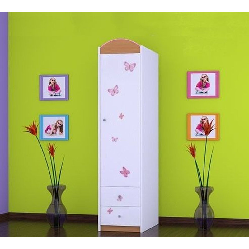 Unger 1 Door Wardrobe, Brown