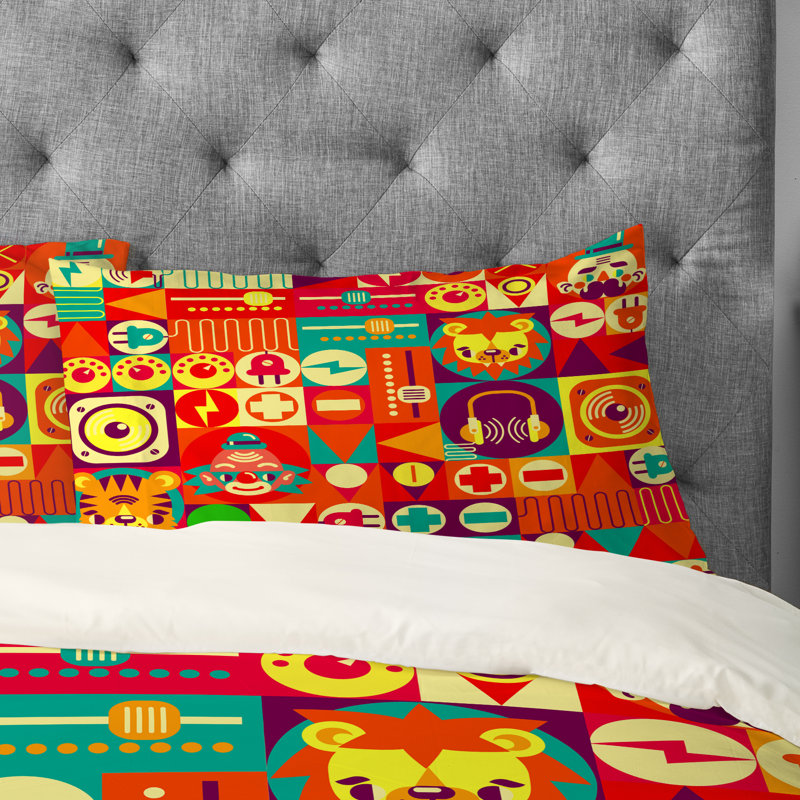 Chobopop Electro Circus Pillowcase, King