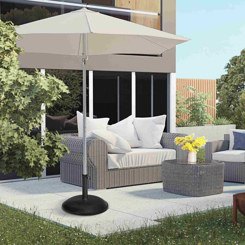 Outsunny Cement Parasol Base Heavy Duty 20kg for Dia. 35mm/38mm/48mm Poles