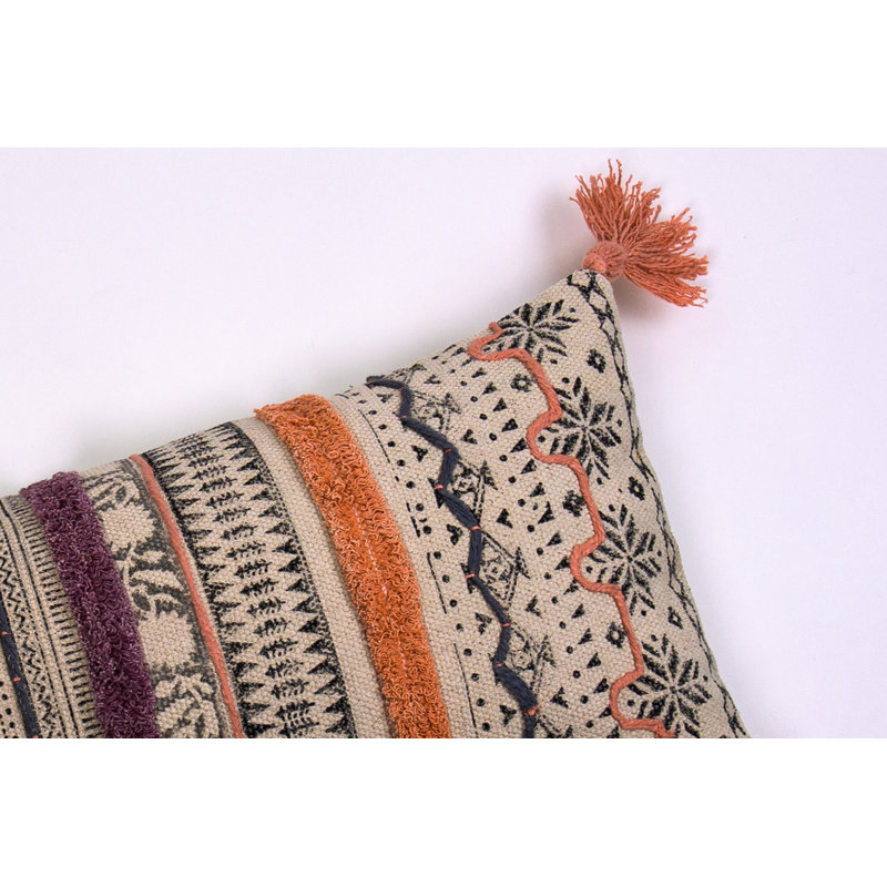 Tege Bolster Pillow Cover & Insert