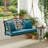 Versatile Patio Cushion Set With Weatherproof Fabric - Includes Bench Cushion & 2 Pillow Covers For Garden And Porch Furniture-746785757-746785753