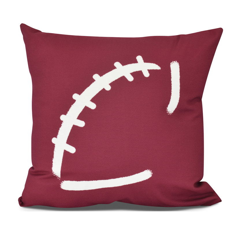 Housse et insert de coussin carré Goals, Gourds and Gatherings, H 20 po x l 20 po, Canneberge