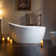 Freestanding Soaking Acrylic Bathtub with Reversible Drain