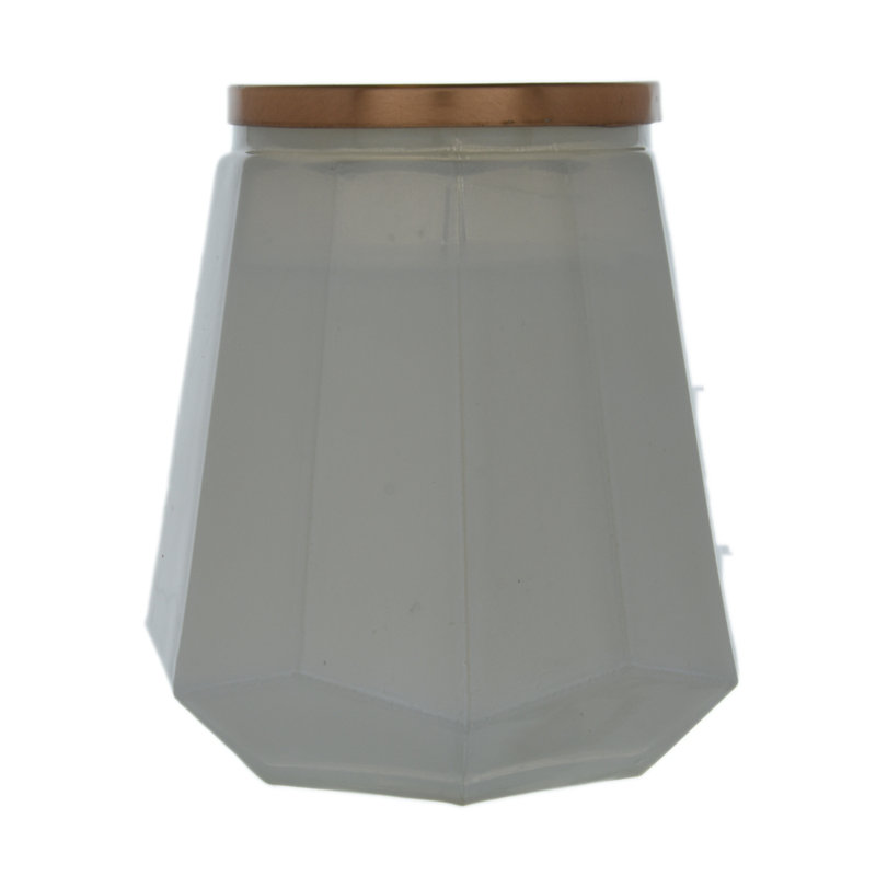 Scented Jar Candle with Glass Holder