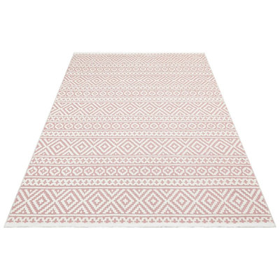 Hademar Geometric Recycled P.E.T Indoor / Outdoor Area Rug