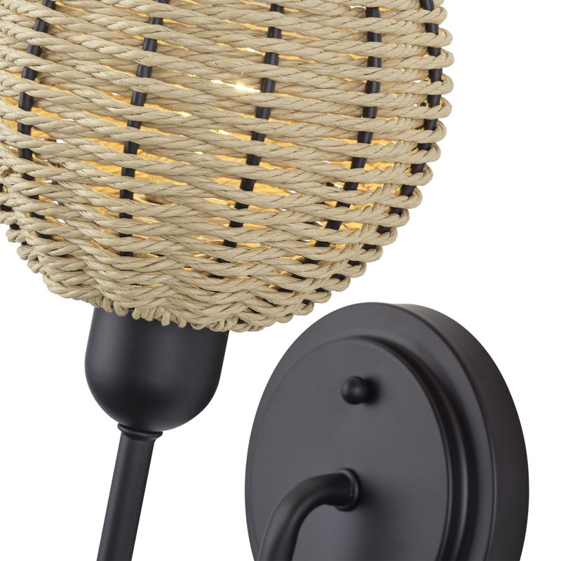 Summervine 1 Light Bronze Single Sconce, Bronze