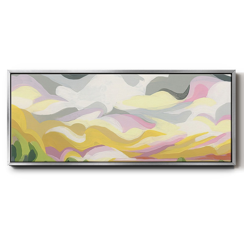 Valley Swirl I- Framed Canvas