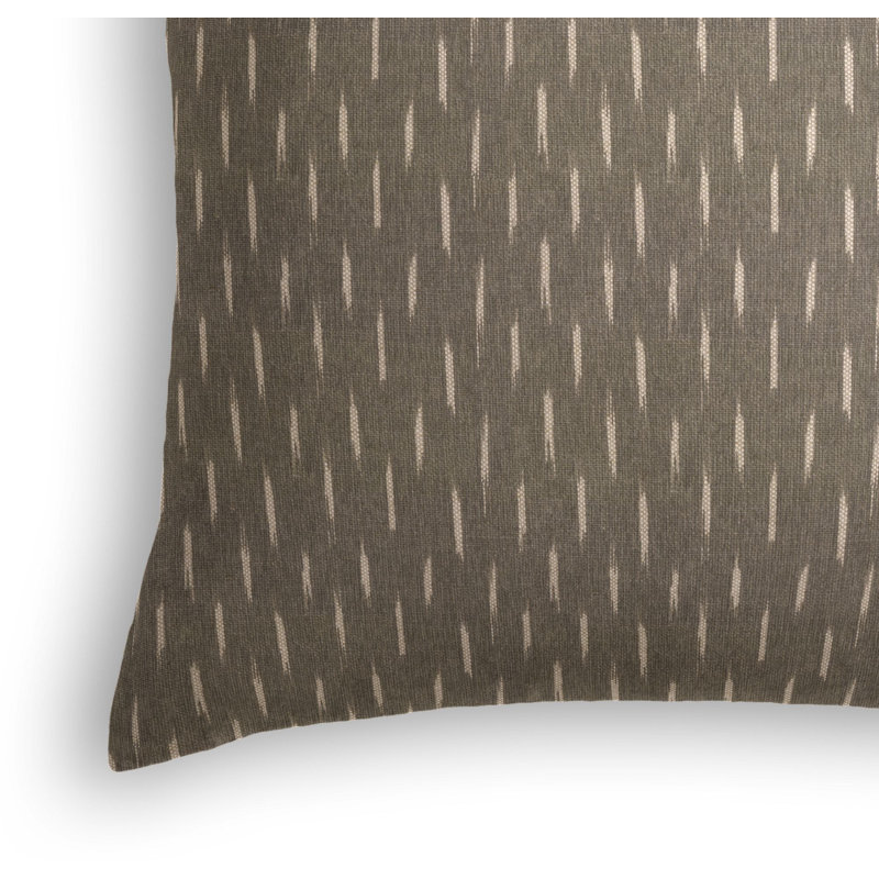 Abstract Cotton Blend Reversible Throw Pillow, 22" x 22"