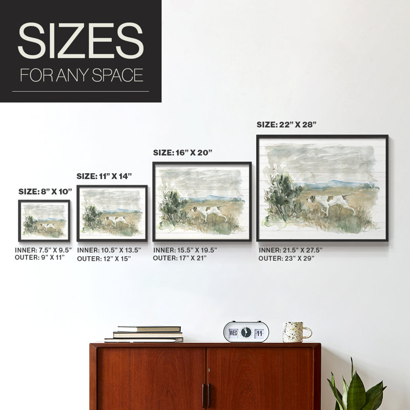 On Point -Framed Print - Restickable