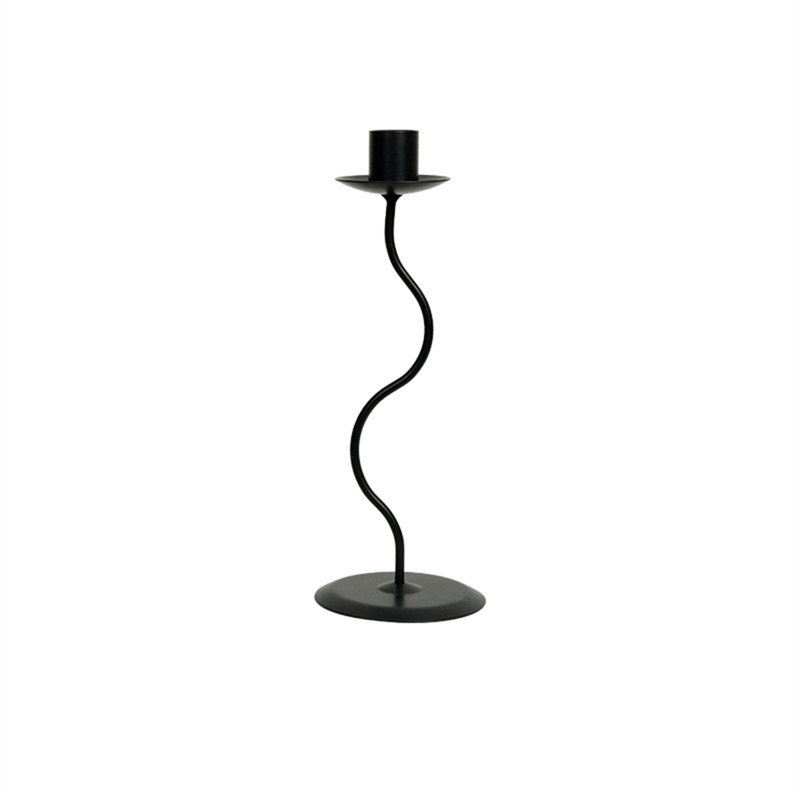 Chandelle de table en métal 9,45 po de hauteur