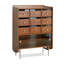 Commode d'appoint moderne à grande capacité