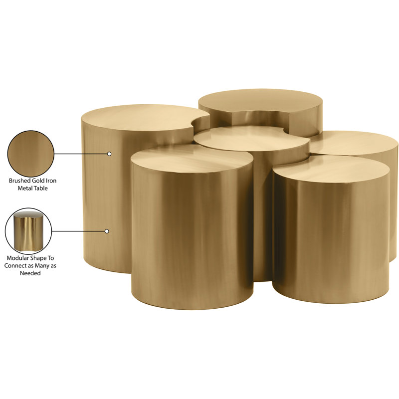 Hylie Coffee Table, Gold
