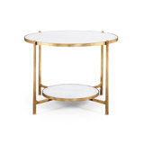 Luxe Round Glass Dining Table
