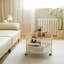 Table basse mobile en métal avec rangement Living Room