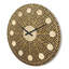 Horloge murale de luxe à géométrie métallique XXI-63891876
