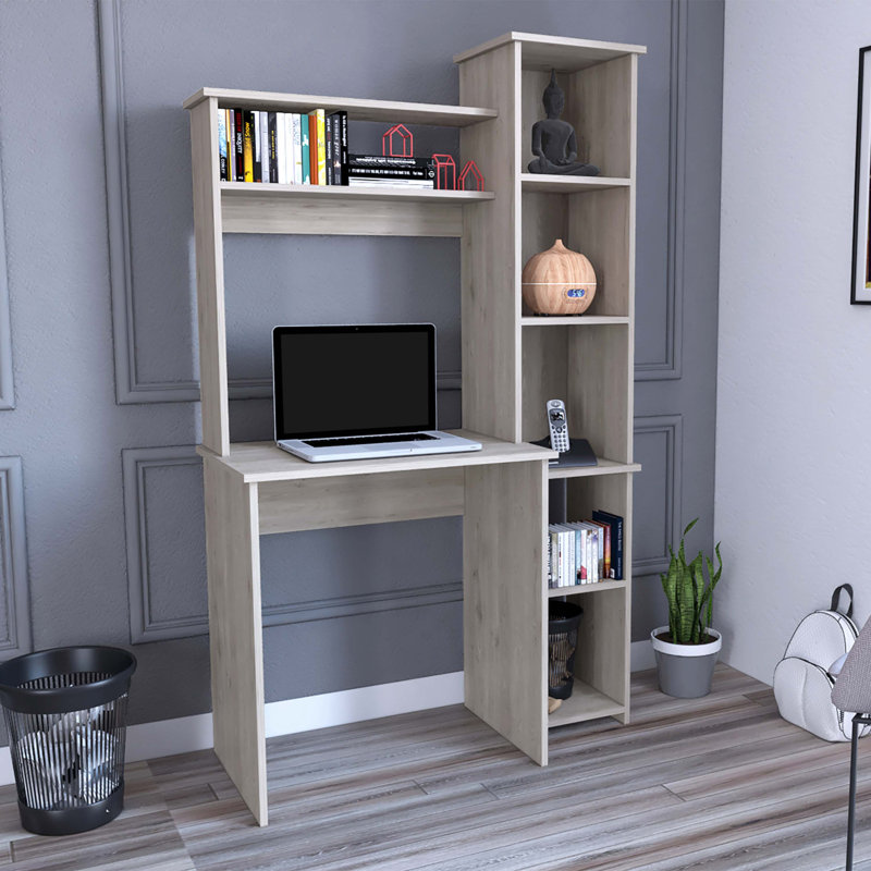 Bureau d'écriture Versalles, Gris clair, H 17,8 po x l 17,8 po x P 38,7 po
