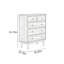 Commode d'appoint simple et multifonctionnelle