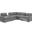 Fauteuil inclinable modulaire 104 po avec prise de courant, gris foncé et boîte de rangement 104 po, boîte, porte-gobelets, ports et douille pour la maison-1569116895