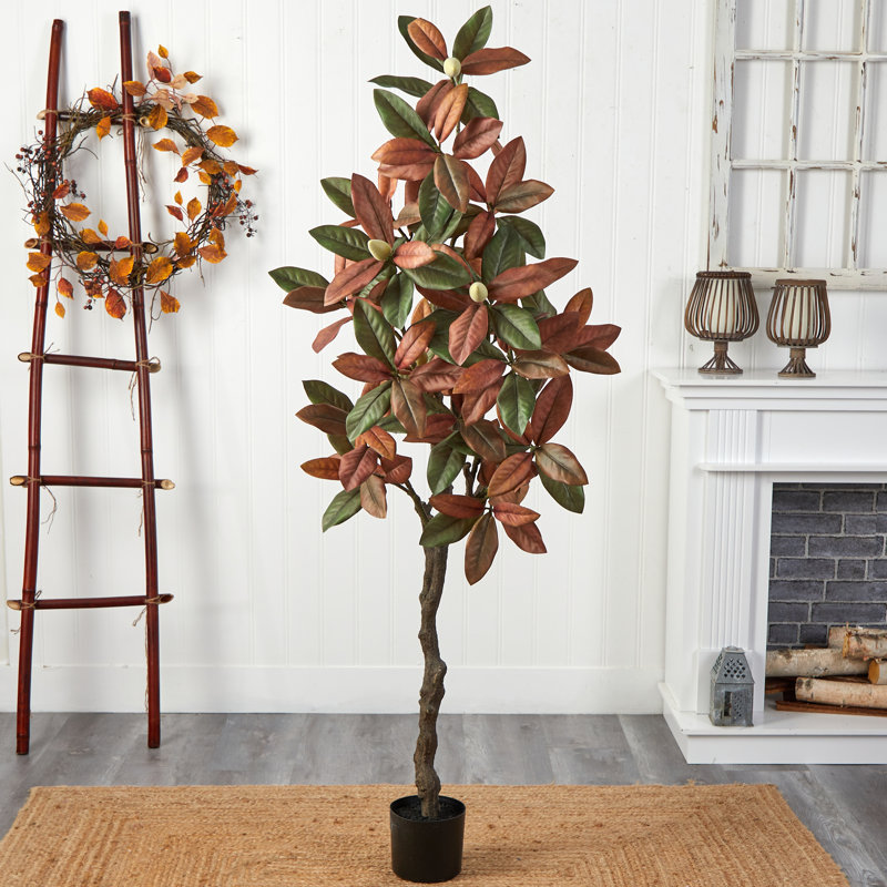 72'' Faux Foliage Tree in Pot Liner